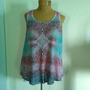 Knox Rose Hippie High Low Tank Top
